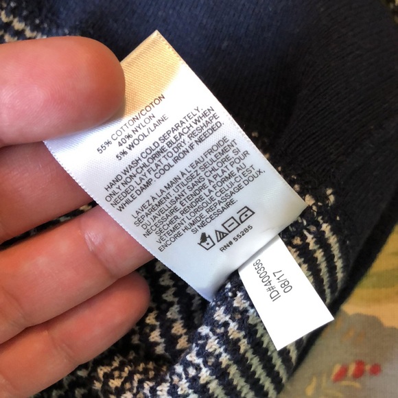 EXPRESS Size Medium Funnelneck Pullover Graphic WoolBlend Sweatshirt Soft $70NEW - Picture 12 of 12